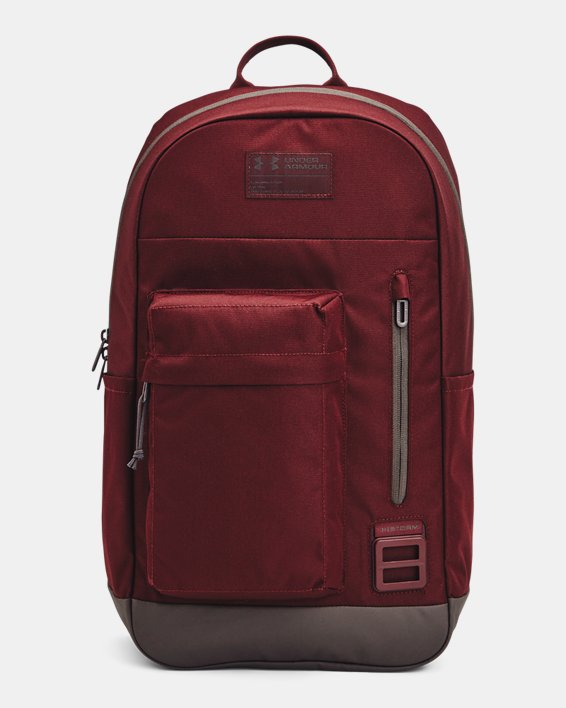 Unisex UA Halftime Backpack, Red, pdpMainDesktop image number 0